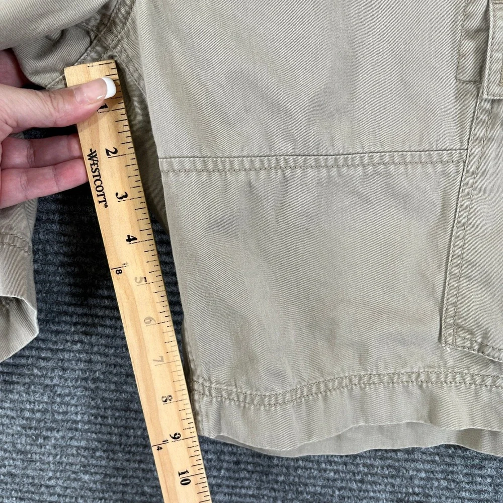 The North Face Cargo Shorts Mens 40 Khaki Cotton Multi Pocket Utility Hiking